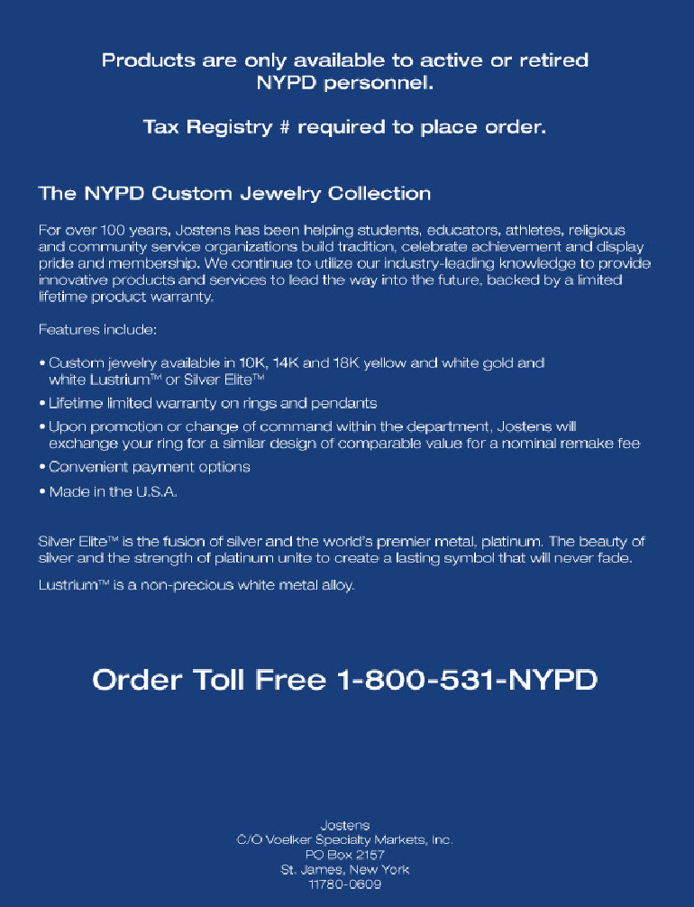 how to order jostens warranty claim form